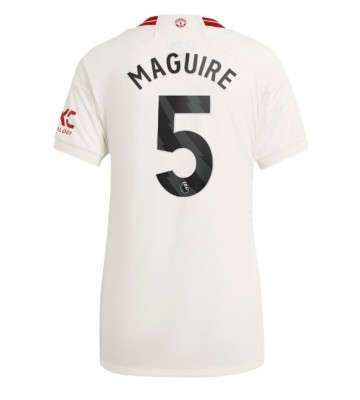 Manchester United Harry Maguire #5 Kolmaspaita Naisten 2023-24 Lyhyet Hihat